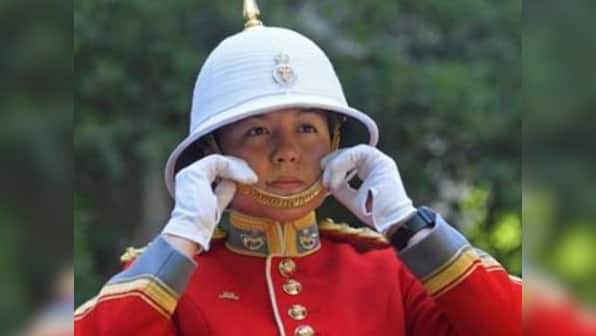 Canadian soldier Megan Couto makes history as first ever woman to captain Queen's guard