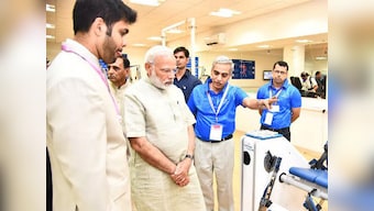 PM Narendra Modi inaugurates 'The Arena' in Ahmedabad in presence of sporting stars