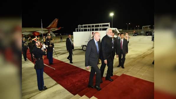 Narendra Modi arrives in France, will hold talks with French President Emmanuel Macron