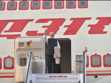 Prime Minister Narendra Modi leaves for India. Twitter/@PMOIndia