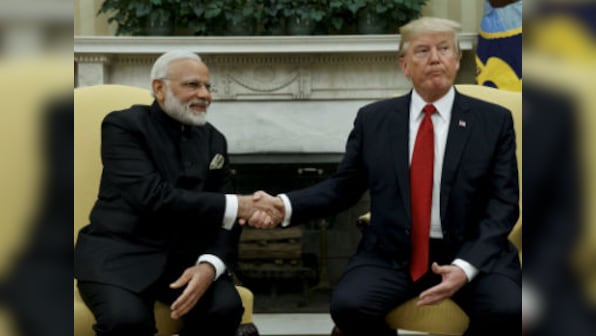 Donald Trump thanks Narendra Modi for buying US weapons, both leaders slam Pakistan