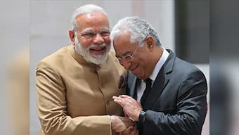 Narendra Modi in Portugal: PM surprised with Gujarati lunch by counterpart Antonio Costa