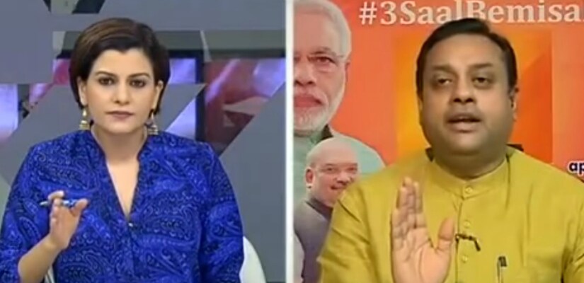 Watch Ndtvs Nidhi Razdans Lessons On Being Professional When Accused By Bjps Sambit Patra Of 2962