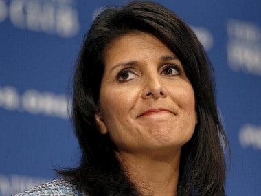 File image of American ambassador to the United Nations Nikki Haley. Reuters