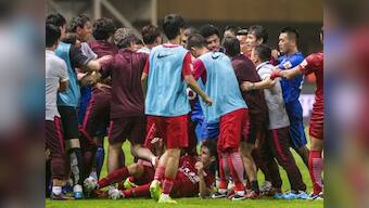 Former Chelsea player Oscar banned for 8 games for sparking a mass brawl in Chinese Super League