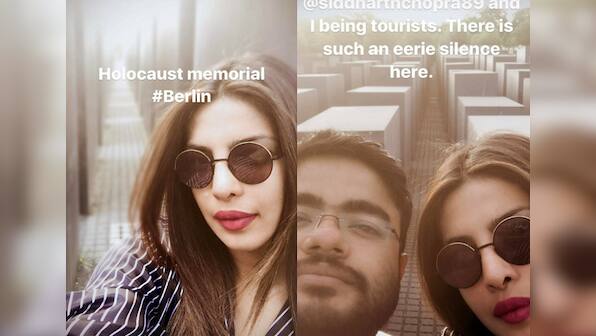 Priyanka Chopra creates social media storm again after posting for selfies near Holocaust memorial