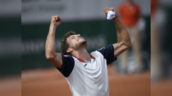 French Open 2017: Pablo Carreno Busta stuns Milos Raonic, Jelena Ostapenko makes maiden Major quarters
