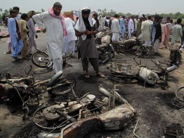 Thousands protest in Pakistan's Parachinar town demanding better security after death toll in last week's blasts reaches 75