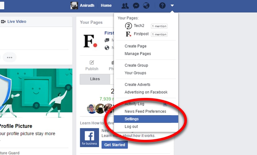 how to deactivate facebook account then reactivate