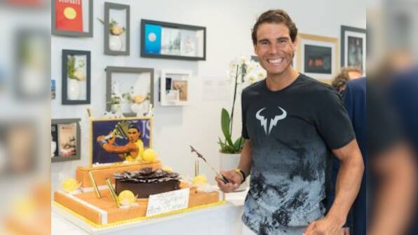 Rafael Nadal turns 31: Watch Spaniard celebrate birthday in Paris as he chases 10th French Open title