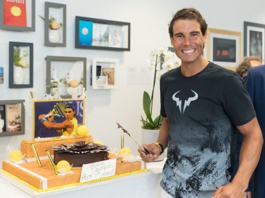 Rafael Nadal turns 31: Watch Spaniard celebrate birthday in Paris as he chases 10th French Open title Rafael Nadal turns 31: Watch Spaniard celebrate birthday in Paris as he chases 10th French Open title