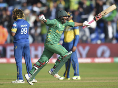 ICC Champions Trophy 2017: Resolute Sarfraz Ahmed helps Pakistan clinch nail-biter against Sri Lanka ICC Champions Trophy 2017: Resolute Sarfraz Ahmed helps Pakistan clinch nail-biter against Sri Lanka