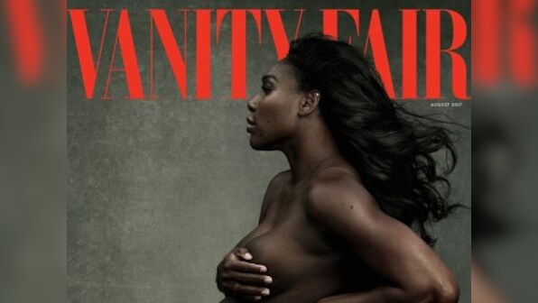 Serena Williams shows off baby bump on Vanity Fair cover, reveals love story with fiance Alexis Ohanian