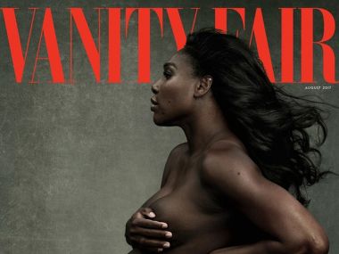 Serena Williams shows off baby bump on Vanity Fair cover, reveals love story with fiance Alexis Ohanian Serena Williams shows off baby bump on Vanity Fair cover, reveals love story with fiance Alexis Ohanian
