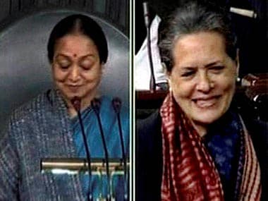 File image of Meira Kumar and Sonia Gandhi. PTI