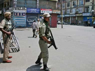 Kashmir is witnessing complete shutdown post encounter of Shabzar Bhatt by security forces. PTI