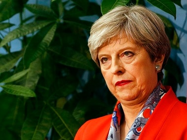 File image of Britain's prime minister Theresa May. AP