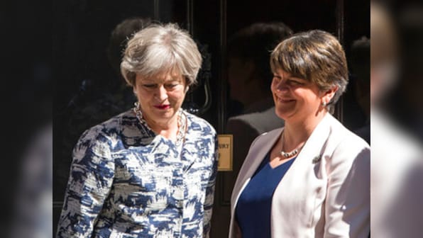 Theresa May set to form the next UK govt after signing deal with Northern Ireland's DUP