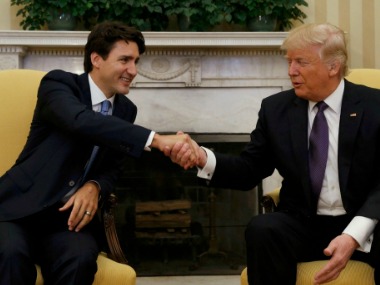 Donald Trump lauds Justine Trudeau for increasing Canada's military budget by 70 percent Donald Trump lauds Justine Trudeau for increasing Canada's military budget by 70 percent