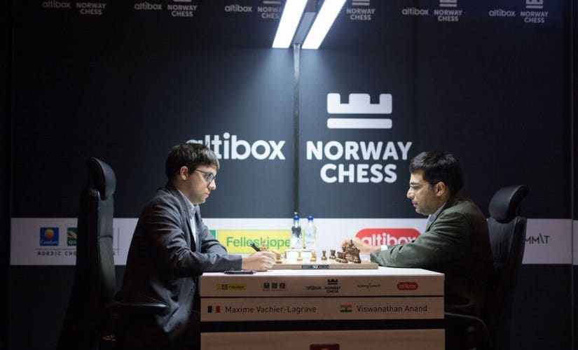 Viswanathan Anand seemed comfortable and was never in any big trouble during the 44-move-long battle. Image courtesy: official website