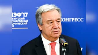 UN chief Antonio Guterres warns against 'sleepwalking' into war with North Korea, calls for peaceful denuclearisation