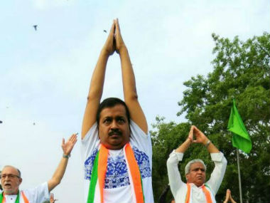 International Yoga Day 2017: Arvind Kejriwal to consider introducing yoga in Delhi schools International Yoga Day 2017: Arvind Kejriwal to consider introducing yoga in Delhi schools