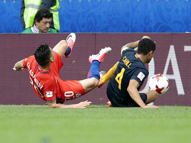 Confederations Cup 2017: Chile hopeful of Charles Aranguiz recovery for semi-final against Portugal Confederations Cup 2017: Chile hopeful of Charles Aranguiz recovery for semi-final against Portugal