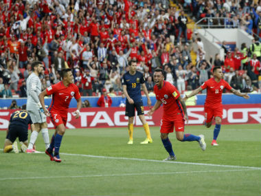 Confederations Cup 2017: Chile book Portugal clash in semi-final with 1-1 draw against Australia Confederations Cup 2017: Chile book Portugal clash in semi-final with 1-1 draw against Australia