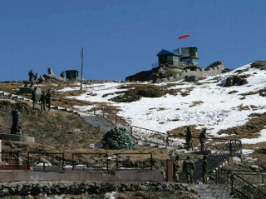Indian Army soldiers are seen at the India-China trade route at Nathu-La, Gangtok, Sikkim (representational image). Reuters