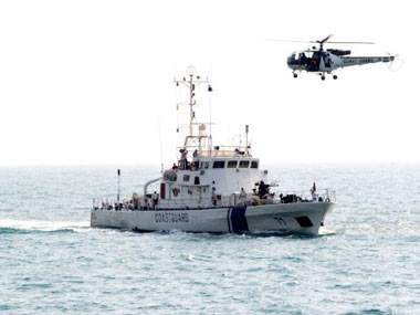 Coast Guard rescues seven fishermen off the coast of new Mangalore Coast Guard rescues seven fishermen off the coast of new Mangalore