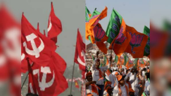 Police uses water cannons to disperse BJP workers at Jan Raksha Yatra in Delhi; CPM takes out counter march