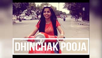 Dhinchak Pooja might be in trouble for riding scooter without helmet in 'Dilon Ka Shooter'