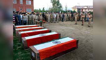 Feroz Ahmed Dar, J&K police officer killed by militants in Kashmir, laid to rest