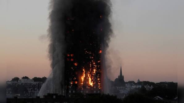 London fire at Grenfell Tower: Cladding used for building renovation is banned in UK, ministers reveal