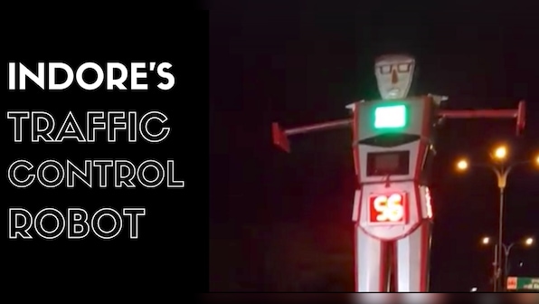 Watch: Indore gets India's first traffic control robot