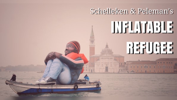 Watch: The Inflatable Refugee art installation that hopes to eliminate fear