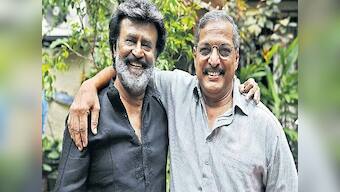 Kaala: Rajinikanth poses with Nana Patekar, villain of his next film, on last day of shoot in Mumbai