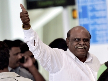 Justice CS Karnan taken to hospital with chest pain, sent back after doctors find nothing 'alarming' Justice CS Karnan taken to hospital with chest pain, sent back after doctors find nothing 'alarming'
