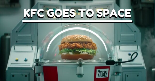 Watch: A chicken sandwich is being sent to the edge of space