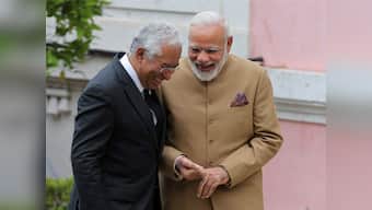 Narendra Modi presents OCI card to Portugal's Indian-origin prime minister Antonio Costa