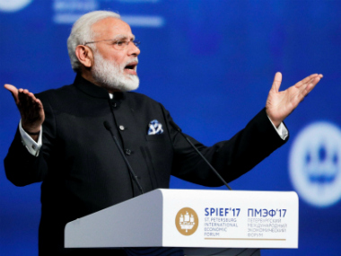 Narendra Modi in Russia: PM hard sells India, invites the world to invest in country's infrastructure Narendra Modi in Russia: PM hard sells India, invites the world to invest in country's infrastructure