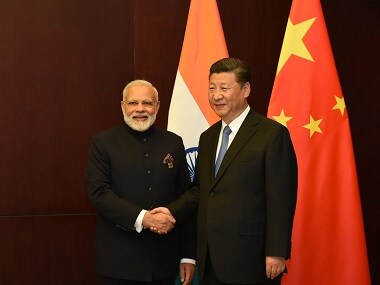 Prime Minister Narendra Modi with Chinese president Xi Jinping at the SCO Summit 2017 (representational image). Twitter/@NarendraModi
