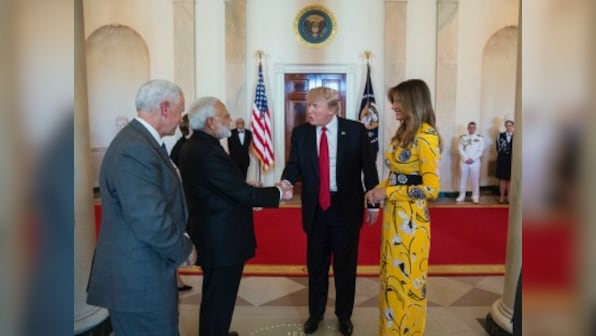 Narendra Modi in Washington, DC: PM gifts Abraham Lincoln stamps, hand-woven shawls to Donald Trump
