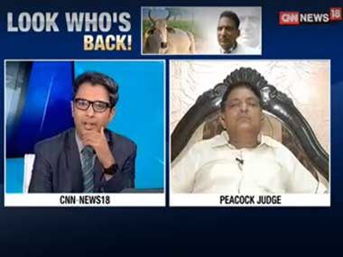 'Peacock judge' Mahesh Sharma justifies views on making cow India's national animal in extremely awkward interview 'Peacock judge' Mahesh Sharma justifies views on making cow India's national animal in extremely awkward interview