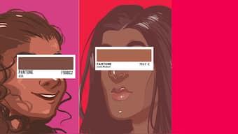 It's skin, not a shade card
