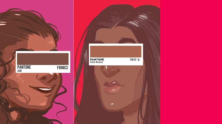 It's skin, not a shade card