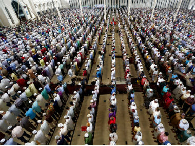 Bangladesh celebrates Eid-ul-Fitr; President Abdul Hamid, Prime Minister Sheikh Hasina offer prayers Bangladesh celebrates Eid-ul-Fitr; President Abdul Hamid, Prime Minister Sheikh Hasina offer prayers
