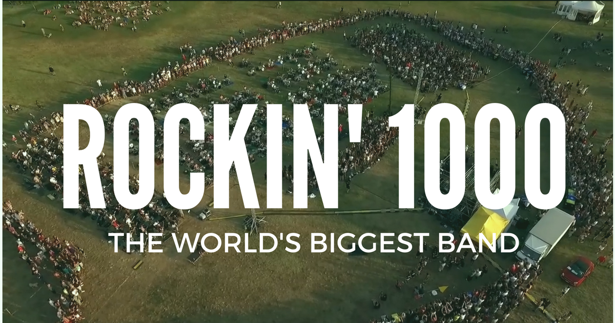 The Rocking Hundred Watch: The world's biggest band Rockin' 1000 and its founder Fabio ...