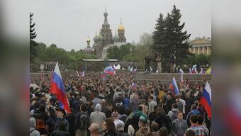 Putin critic Alexei Navalny arrested; 200 protesters detained in Moscow rally