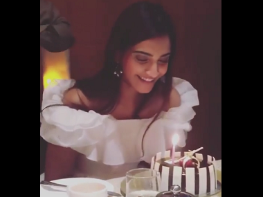 Sonam Kapoor turns 32, celebrates with two birthday cakes: See photos here Sonam Kapoor turns 32, celebrates with two birthday cakes: See photos here